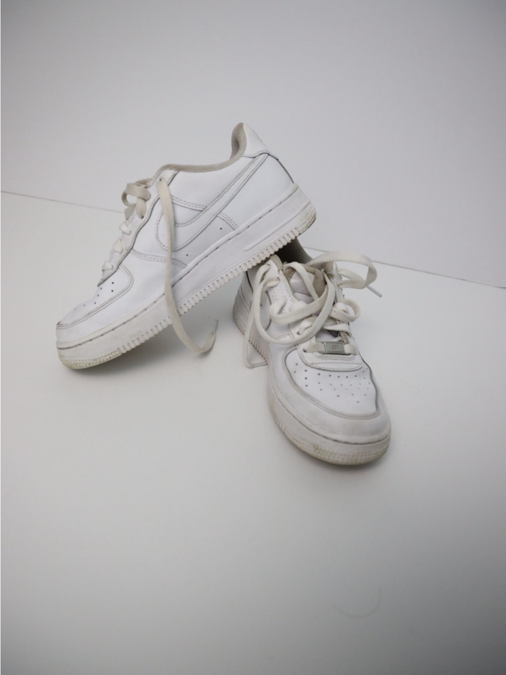 Nike Kids White Low-Top Sneakers Air Force 1